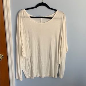White long sleeve tee